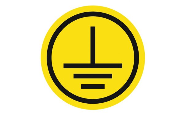 Символ заземления 20х20мм ИЭК