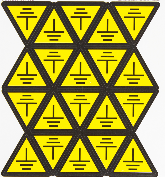 Символ "заземление" 30х30 IEK ypc20-ZAZEM-1-096