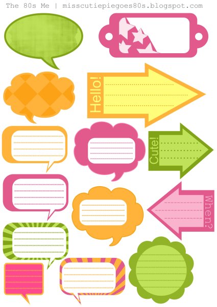 Стикеры для заметок красивые