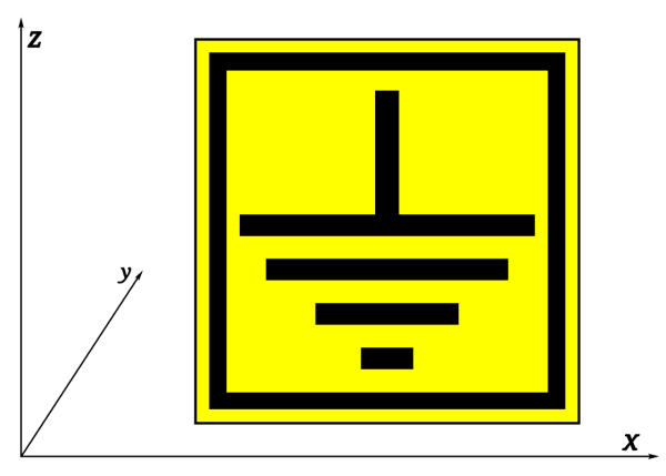 Знак заземления по ГОСТ 21130