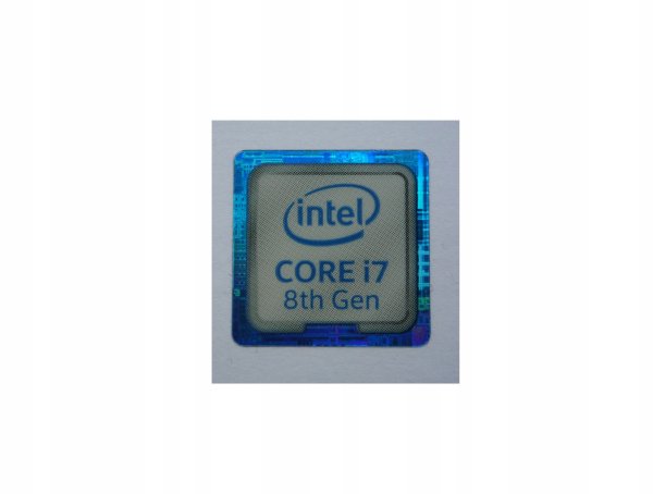 Наклейка логотип Intel Core i7