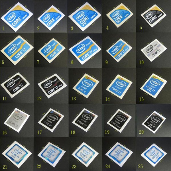 Наклейка процессора Intel Core i5