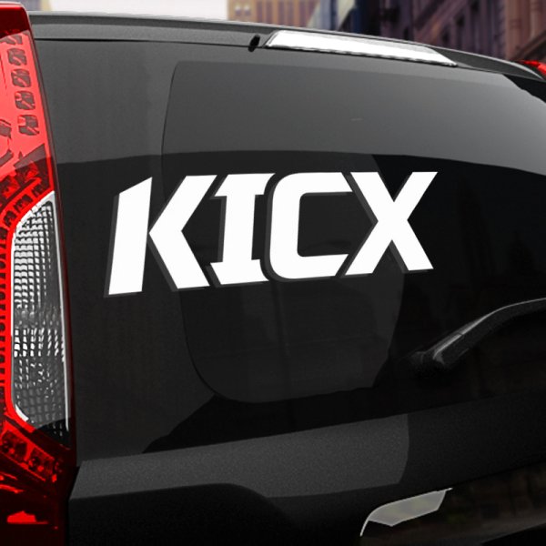 Наклейки автозвук Кикс