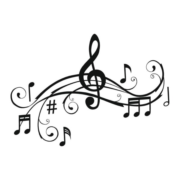 Ноты стикер