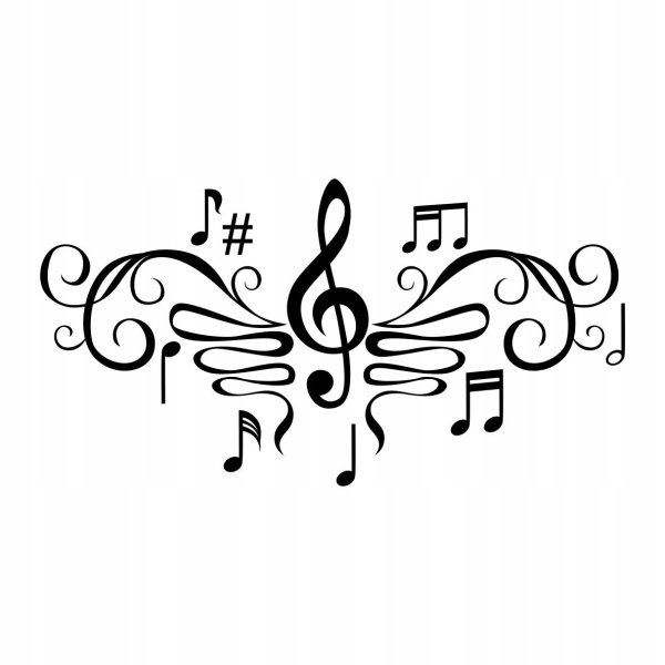 Наклейки на тему музыка