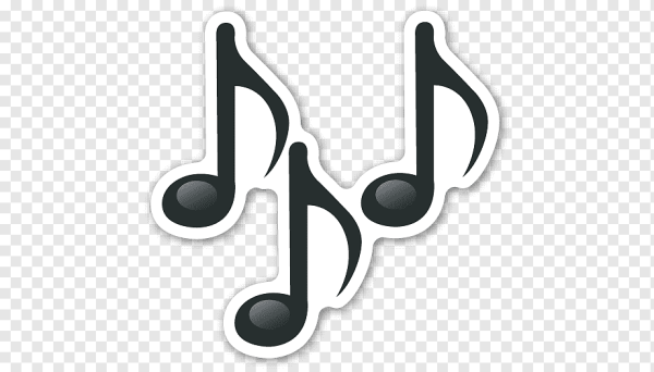 Наклейка на скрипку с нотами