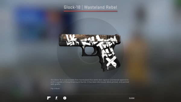 Глок 18 пустынный повстанец