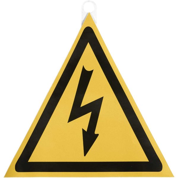 Наклейка высокое напряжение