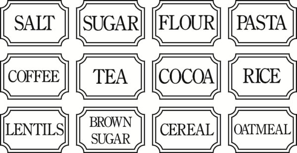 Этикетка для сахара