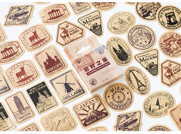 Винтажные Стикеры