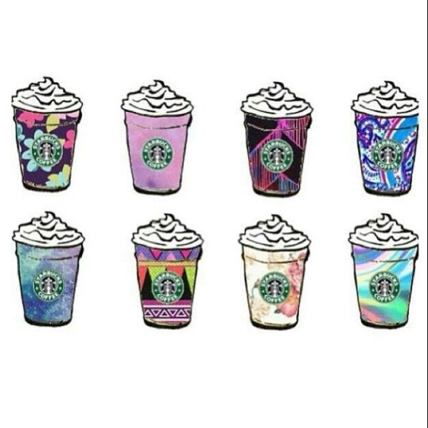 Стикеры кофе Старбакс