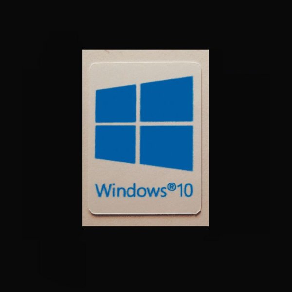 Наклейка Windows 10