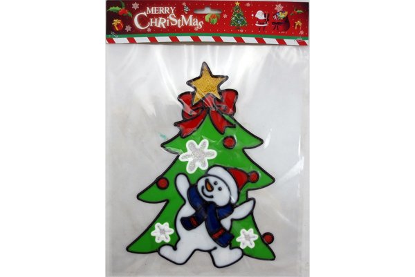 Наклейка на стекло "ёлочки"