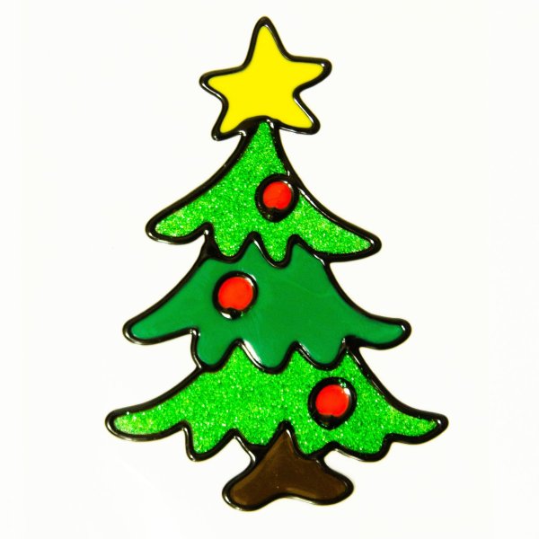 Силиконовые наклейки новый год