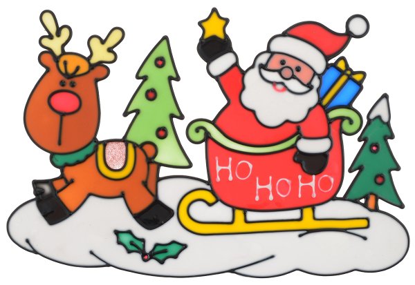 Наклейка интерьерная Winter Wings с новым годом, 63 см, n09088