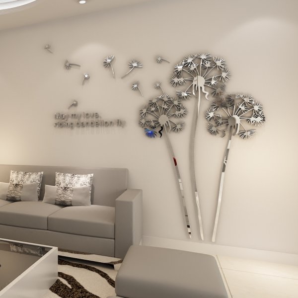 Акриловые наклейки на стену