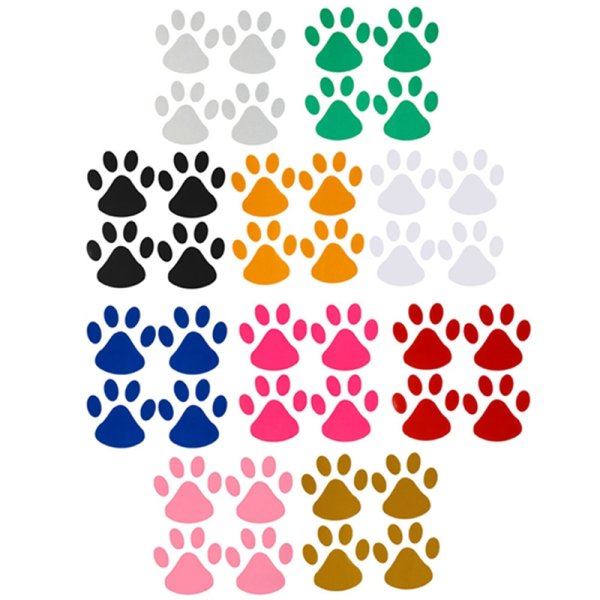 Наклейки в виде лапок