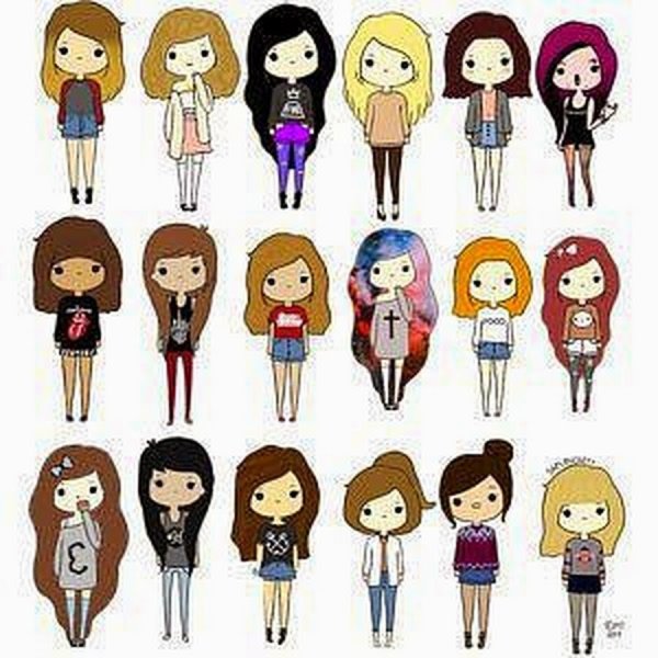 Рисунки для личного дневника для девочек