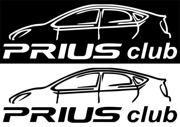 Наклейка Тойота Приус 20