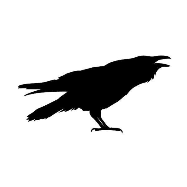 Наклейка ворона