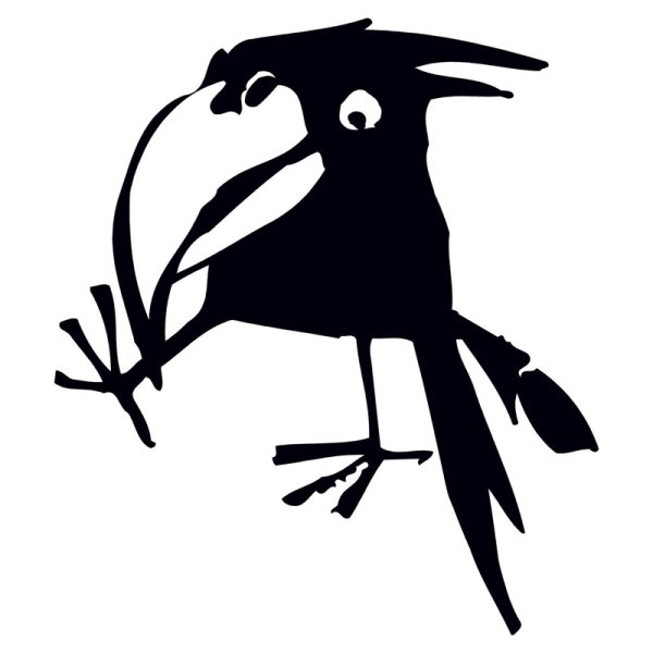 Наклейки "вороны"