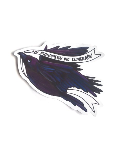 Наклейка ворон на авто