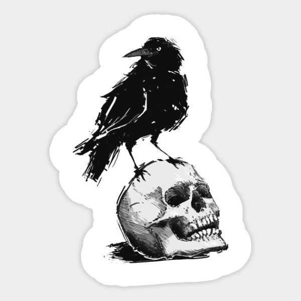 Логотип ворона