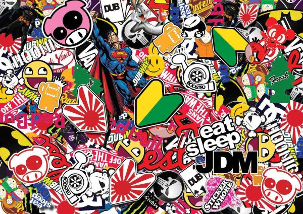 Наклейки стикербомбинг Jem
