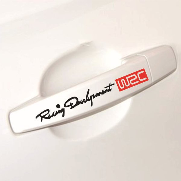 Наклейки на ручки авто