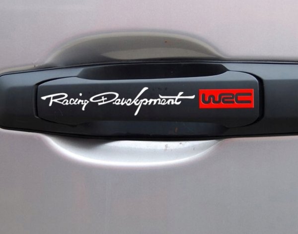 Наклейки на ручки авто