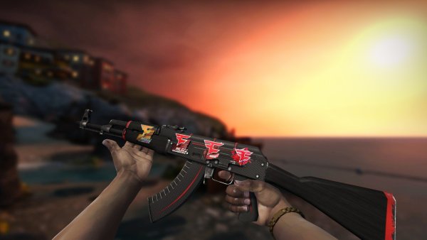 АК 47 КС го красная линия