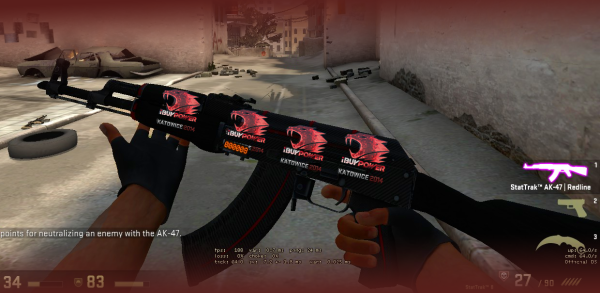 AK-47 красная линия IBUYPOWER