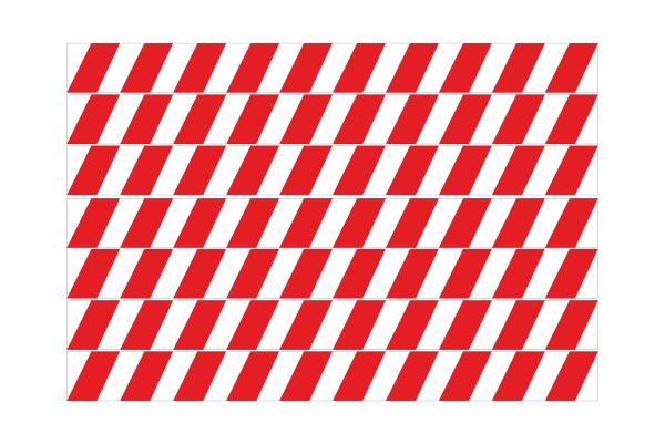 Красно белая разметка