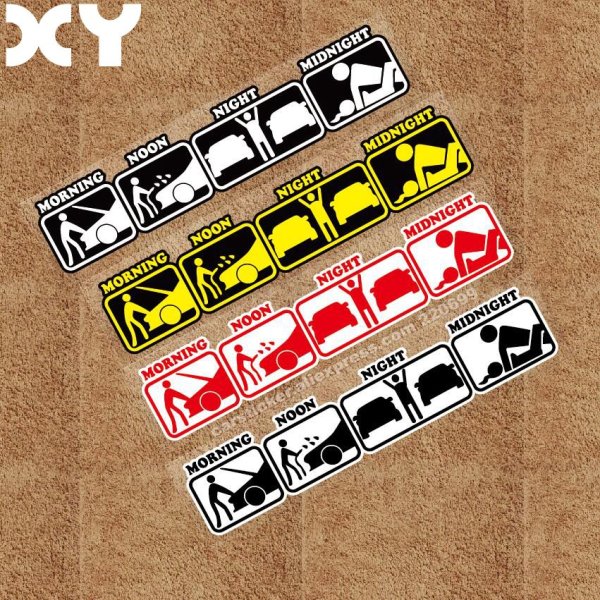 JDM наклейки на лобовое