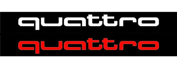 Ауди кватро наклейки а4