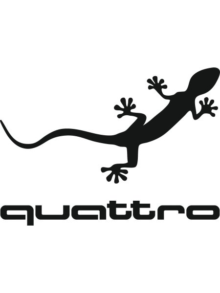 Наклейки Audi quattro