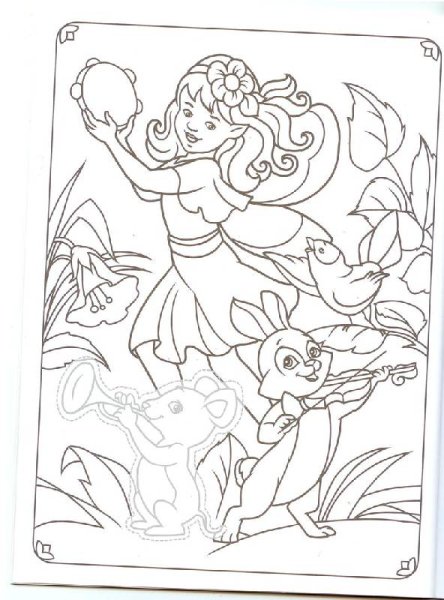 Феи Дисней волшебное спасение раскраска