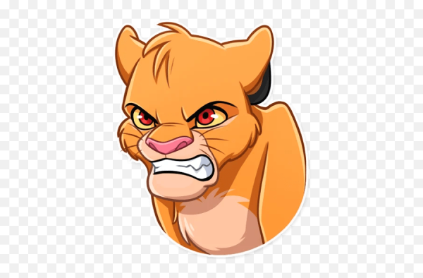 Стикеры Симба телеграмм