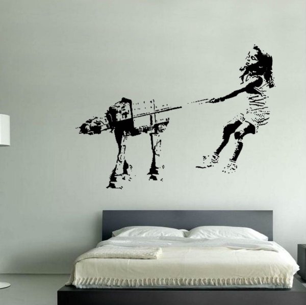 Трафарет Бэнкси для стен