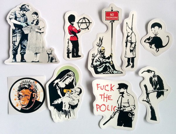 Стикеры Banksy