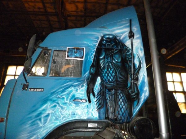 Scania 124 Griffin наклейка