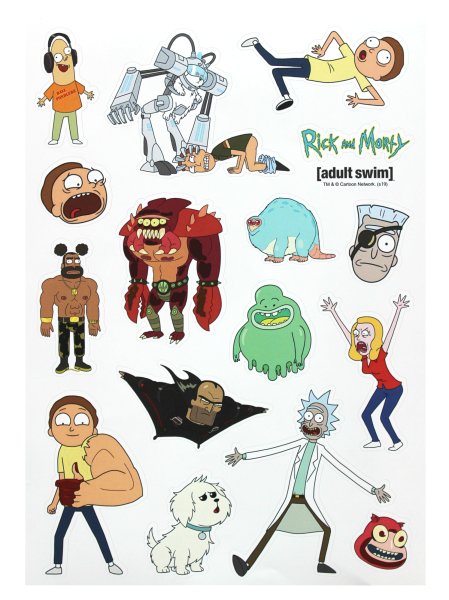 Стикер пак Рик и Морти