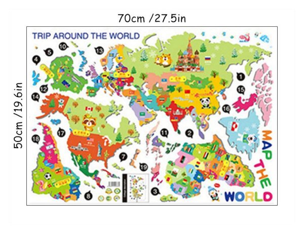 Наклейка карты