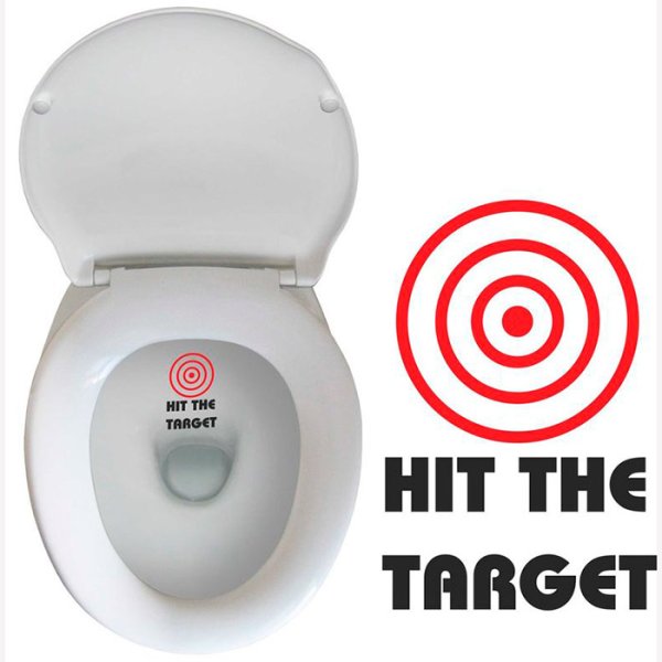 Мишень для унитаза