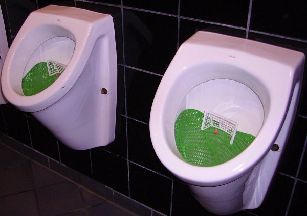 Наклейка "туалет"