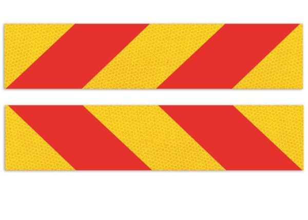 Табличка длинномер 20х60 см 2шт светоотражающая Призма