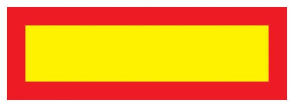 Таблица негабаритный груз 400х400мм