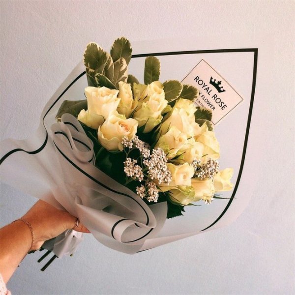 Магазин цветов лейбл