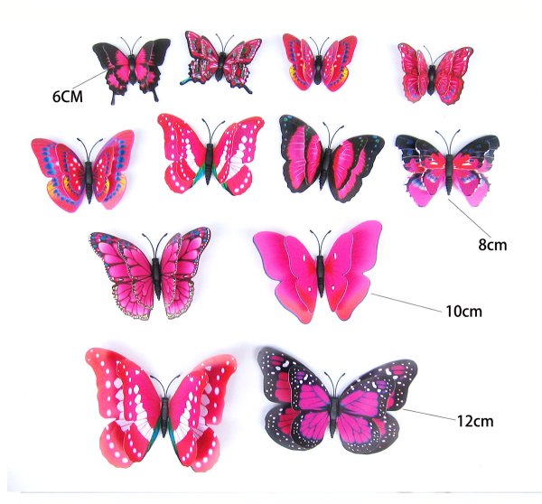 Вафельные бабочки синие