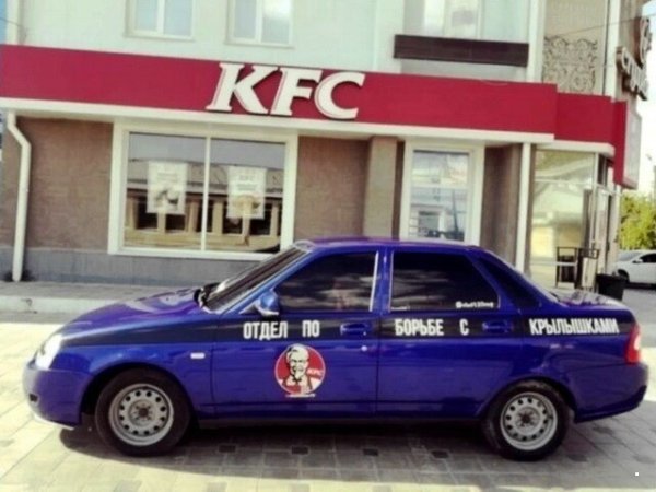 Отдел по борьбе с усатыми тёлками наклейка